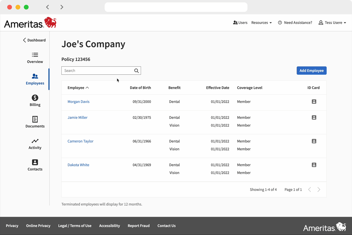 make eligibility updates
