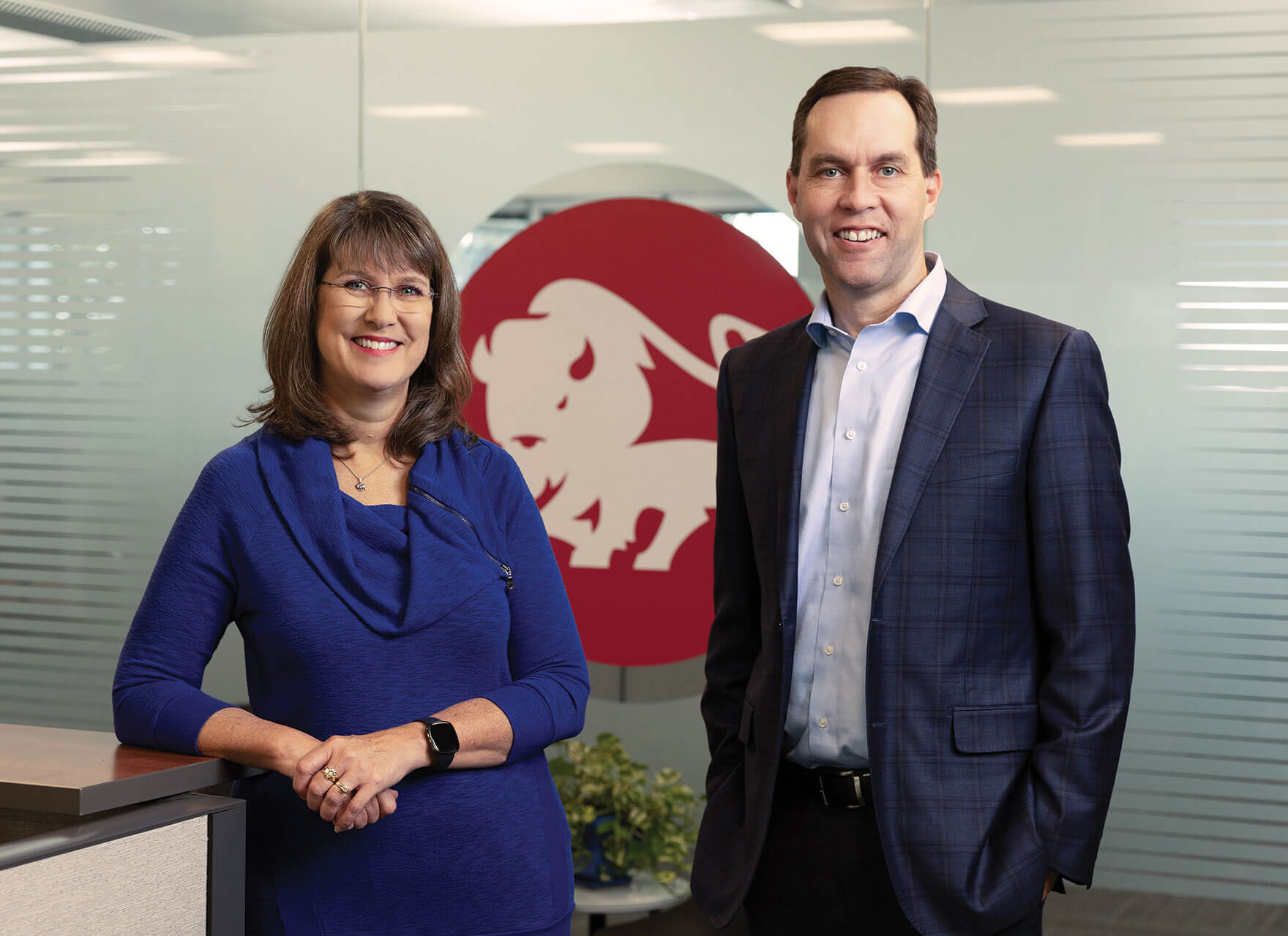 Sue Wilkinson, President and COO and Bob Jurgensmeier, CEO